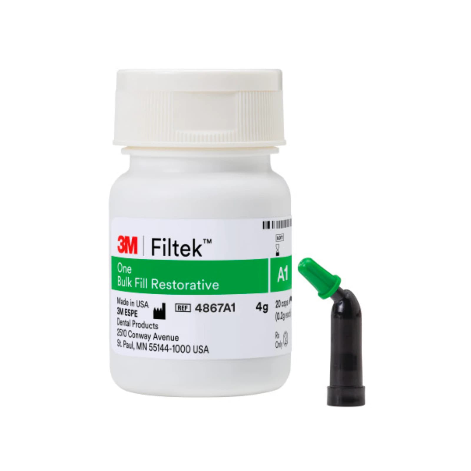 3M Filtek One Bulk Fill Restorative, Capsule Refill, Shade A1, 0.2 g, 20/Box, 4867A1 thumbnail 12