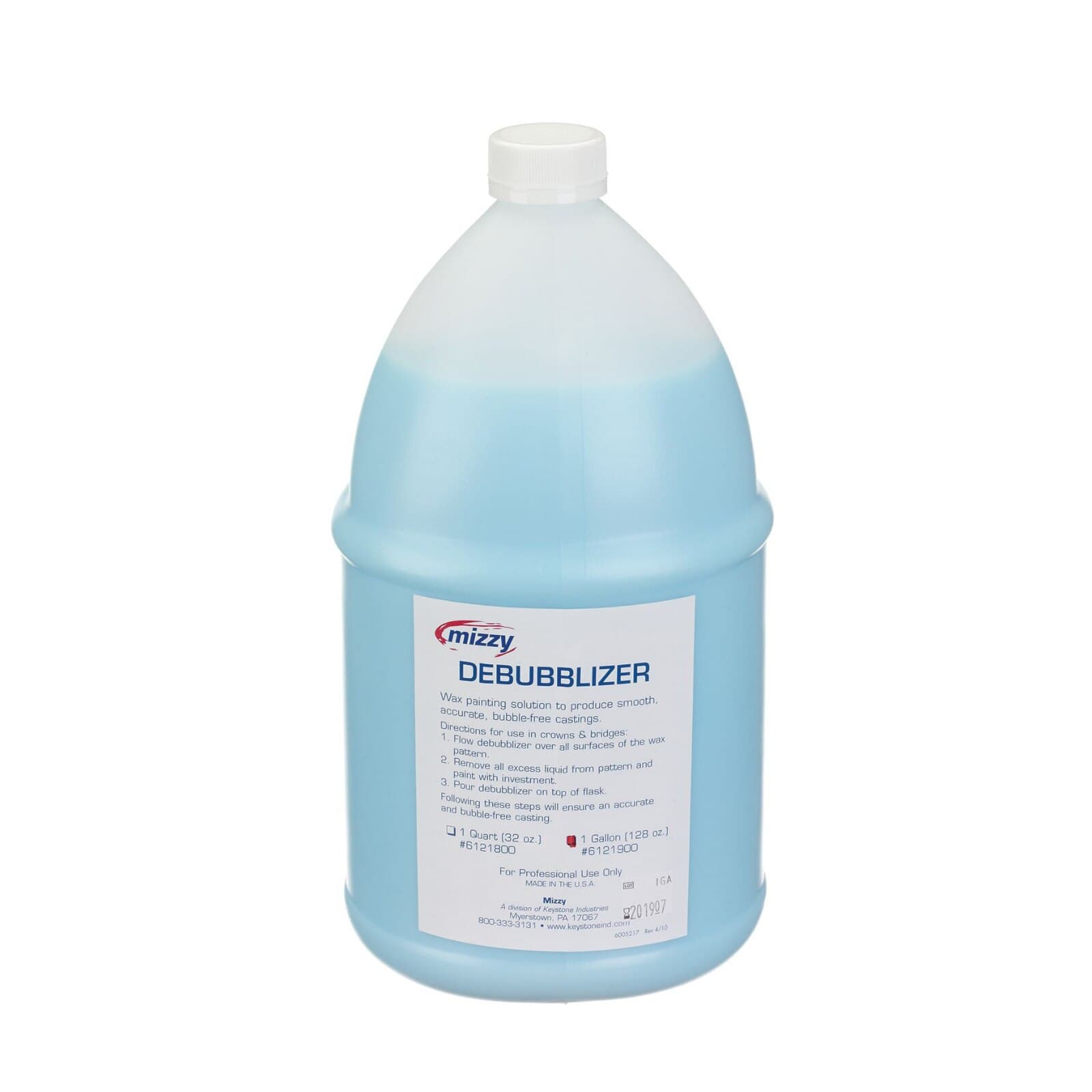 Mizzy Blue Debubblizer, 32 oz Bottle, 1/Pk, 6121800 thumbnail 3
