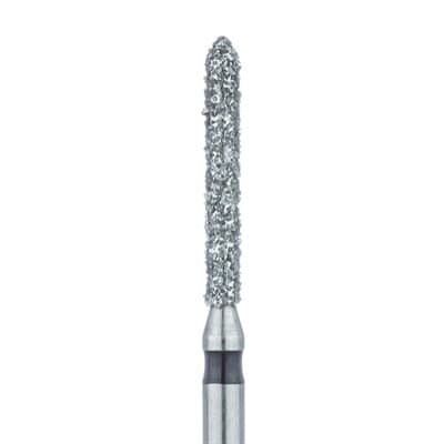 Meisinger 886H-014-FG Diamond Bur, Super Coarse, Long Pointed Tip Cylinder, Friction Grip, 1.4 mm Head Diameter, 10 mm Working Length, 5/Pk thumbnail 3