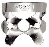 Ivory Rubber Dam Clamp #1, Winged, Stainless Steel, Bicuspid, 1/Pk, 50057306 thumbnail 3