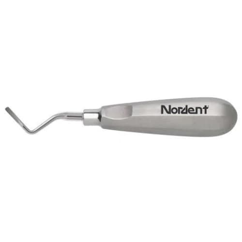 Nordent Elevator SE Hourigan #2 (Left) #201 Handle, Single End, Stainless Steel - Elevator SE Hourigan #2 (Left) #201 Handle - Image 1