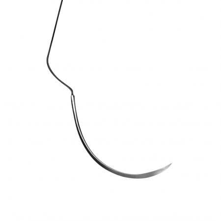 Hu-Friedy Perma Sharp Silk Suture, 3-0, Black Braided, Non-Absorbable, 18", C-43 Reverse Cutting 1/2 Circle Needle, 12/Box, PSN7762S thumbnail 6
