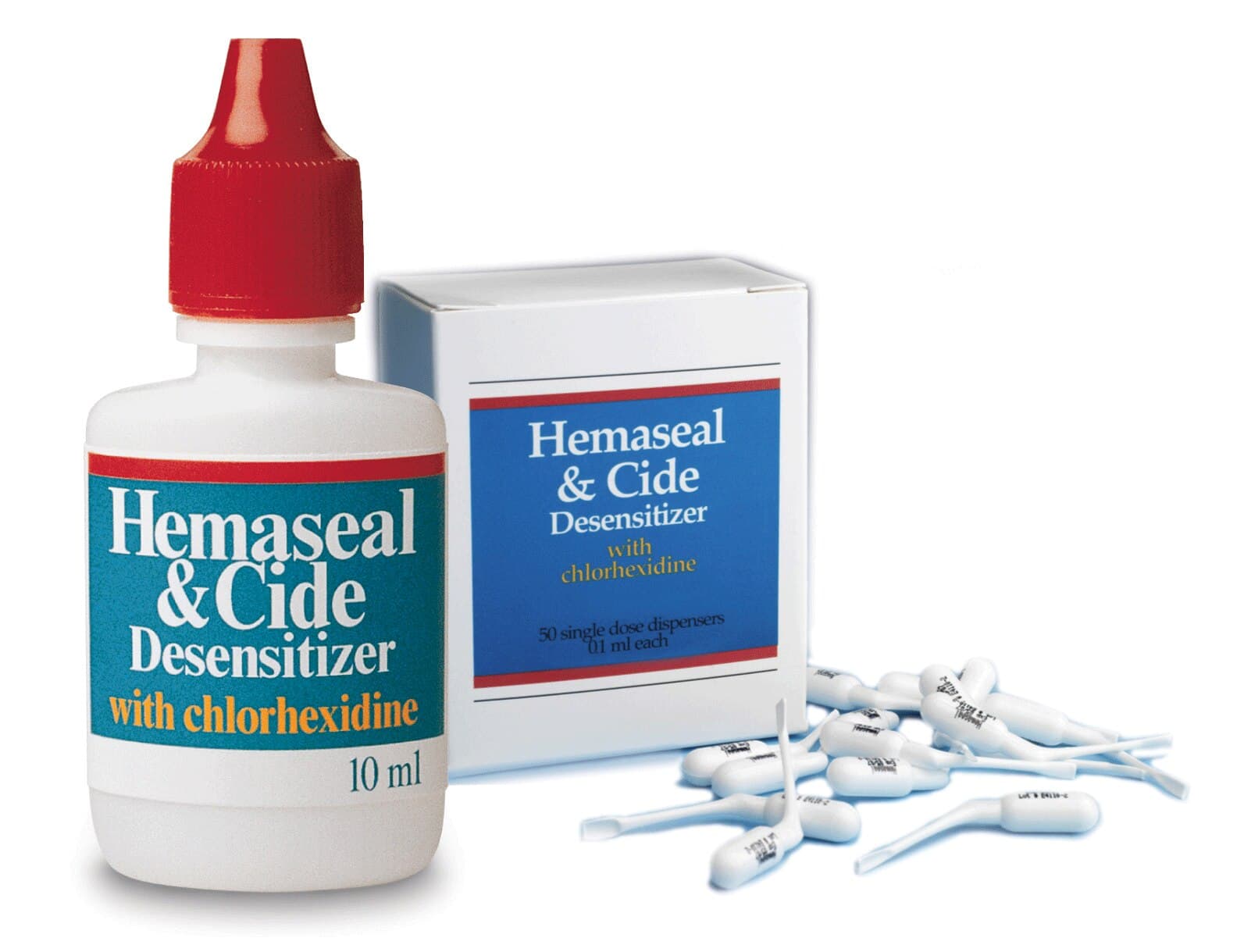 Hemaseal & Cide Desensitizer with 4% Chlorhexidine, Glutaraldehyde-Free, 10 mL Bottle, 170 thumbnail 7