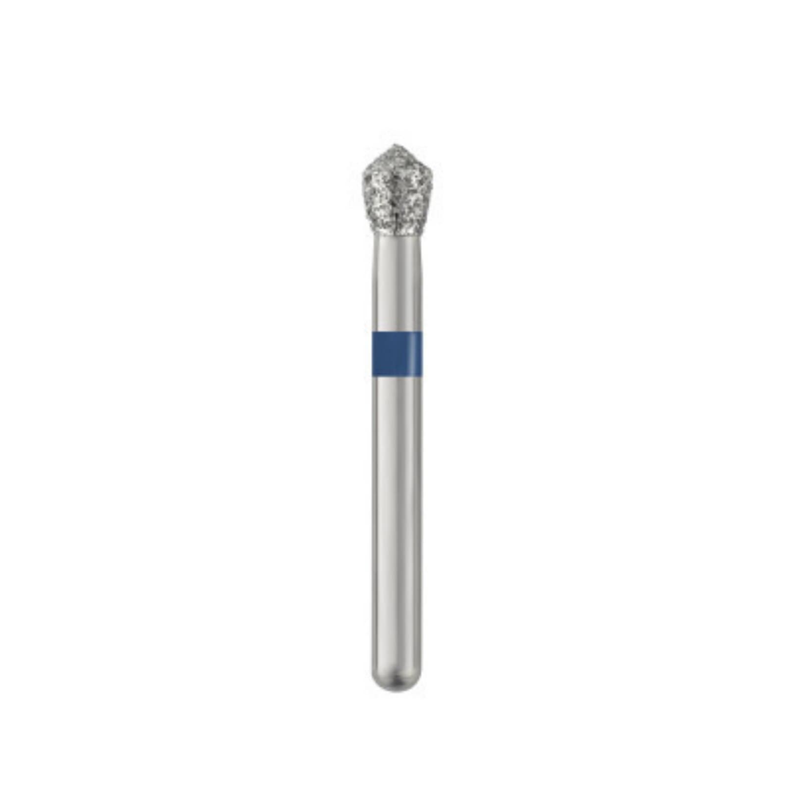 SS White Piranha Diamond Bur, Acorn Shape, FG, Medium Grit, Size 905-023M, 2.3 mm Diameter, 25/Pk thumbnail 2