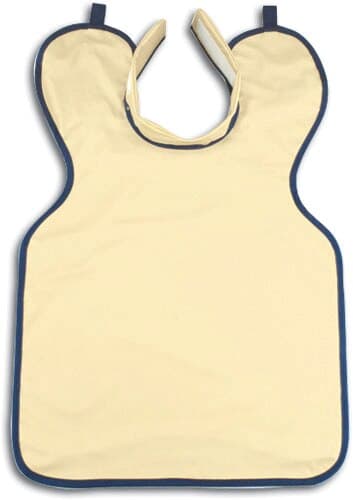 Cling Shield Adult Vinyl X-Ray Apron, No Collar, 22 1/4" x 24 1/4", 0.3 mm Lead Equivalent, Grey, 1/Pk, 20-GREY thumbnail 2