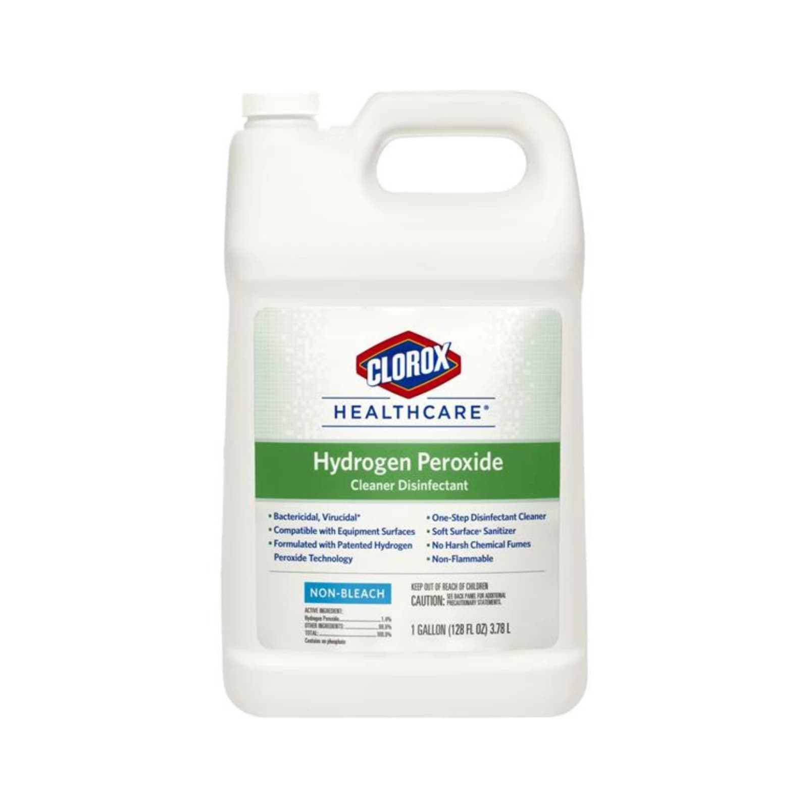 Clorox Healthcare Hydrogen Peroxide Cleaner Disinfectant, Ready-to-Use, 1 Gallon, 4/Case, 30829 thumbnail 2