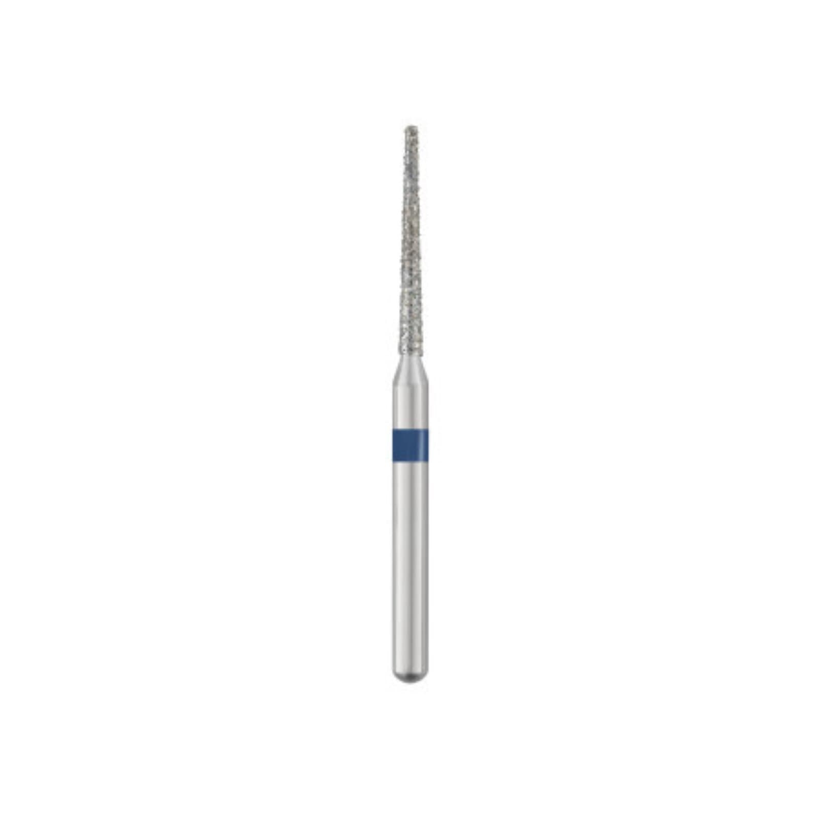 Piranha Diamond Single-Use Burs, FG, Round End Taper, #850-012M, 1.2 mm, Medium Grit, Blue Ring, 25/Pk thumbnail 3