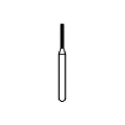 NTI Diamond FG M836KR-008 Medium Grit Modified Shoulder Cylinder Bur, 0.8 mm Diameter, 6.0 mm Length, Friction Grip, 5/Pk thumbnail 2