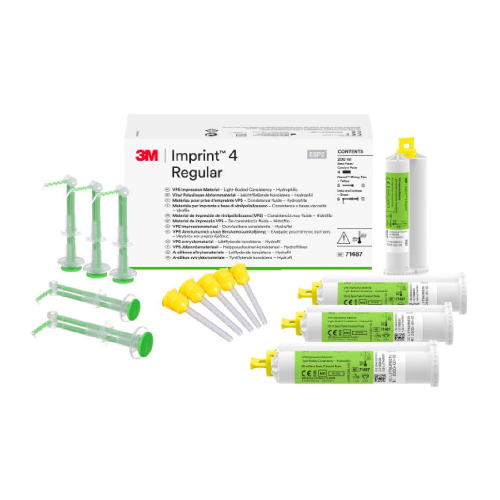3M Imprint 4 VPS Impression Material, Garant Cartridge Refill, Regular Body, 50 ml Cartridges, 4/Pk, Mint, 71487 thumbnail 7
