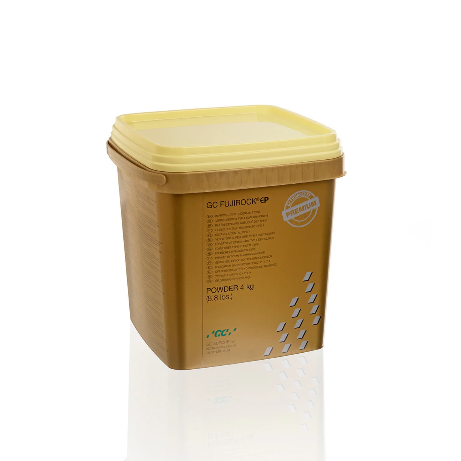 GC FujiROCK EP Premium Type IV Dental Die Stone, Pastel Yellow, 4 kg, 890364 thumbnail 3