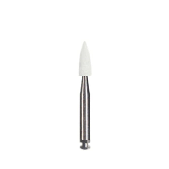 Dedeco White Arkansas Mounted Stones, Shape 18 (RD1), Right Angle, 3/32" (2.35mm) Shank, 12/Box thumbnail 2