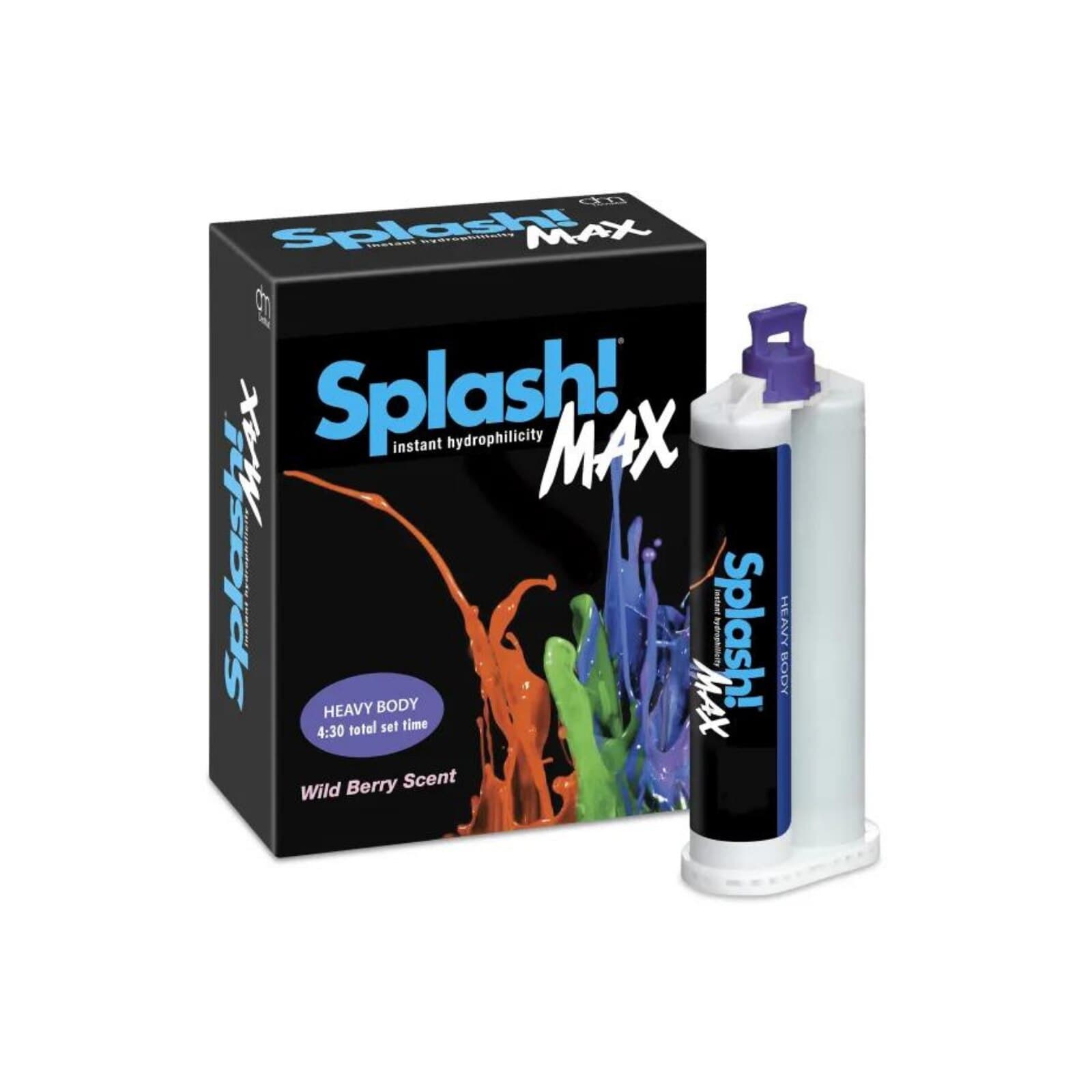 SplashMax Regular Set Heavy Body VPS Impression Material, 50 ml Cartridges, 2/Pk, Wild Berry, SPD1610 thumbnail 2