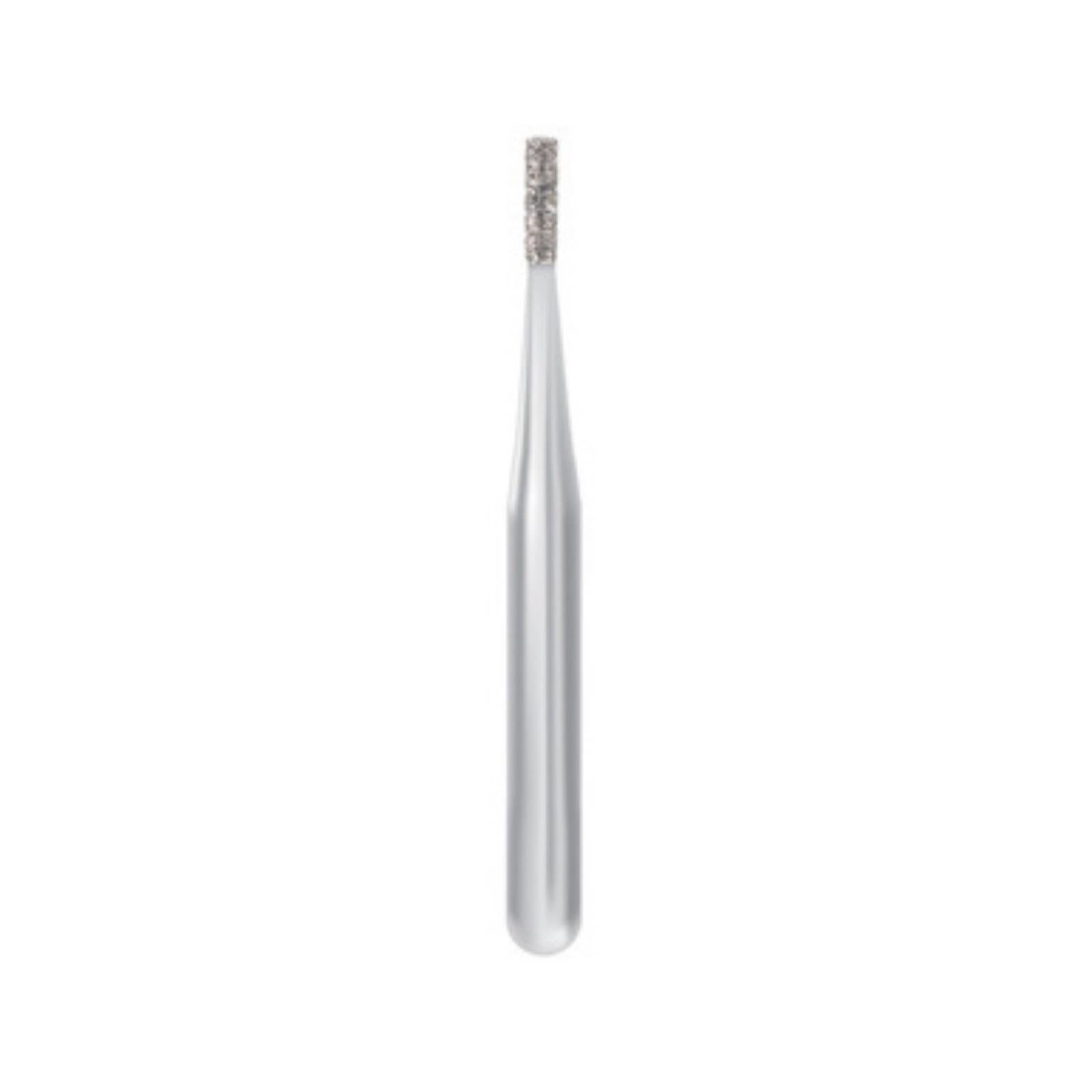 Midwest Multi-Use Diamond Bur FG #555D, Medium Grit, Cylinder Flat End, 0.8 mm Diameter, 3.0 mm Length, Friction Grip, 5/Pkg thumbnail 2