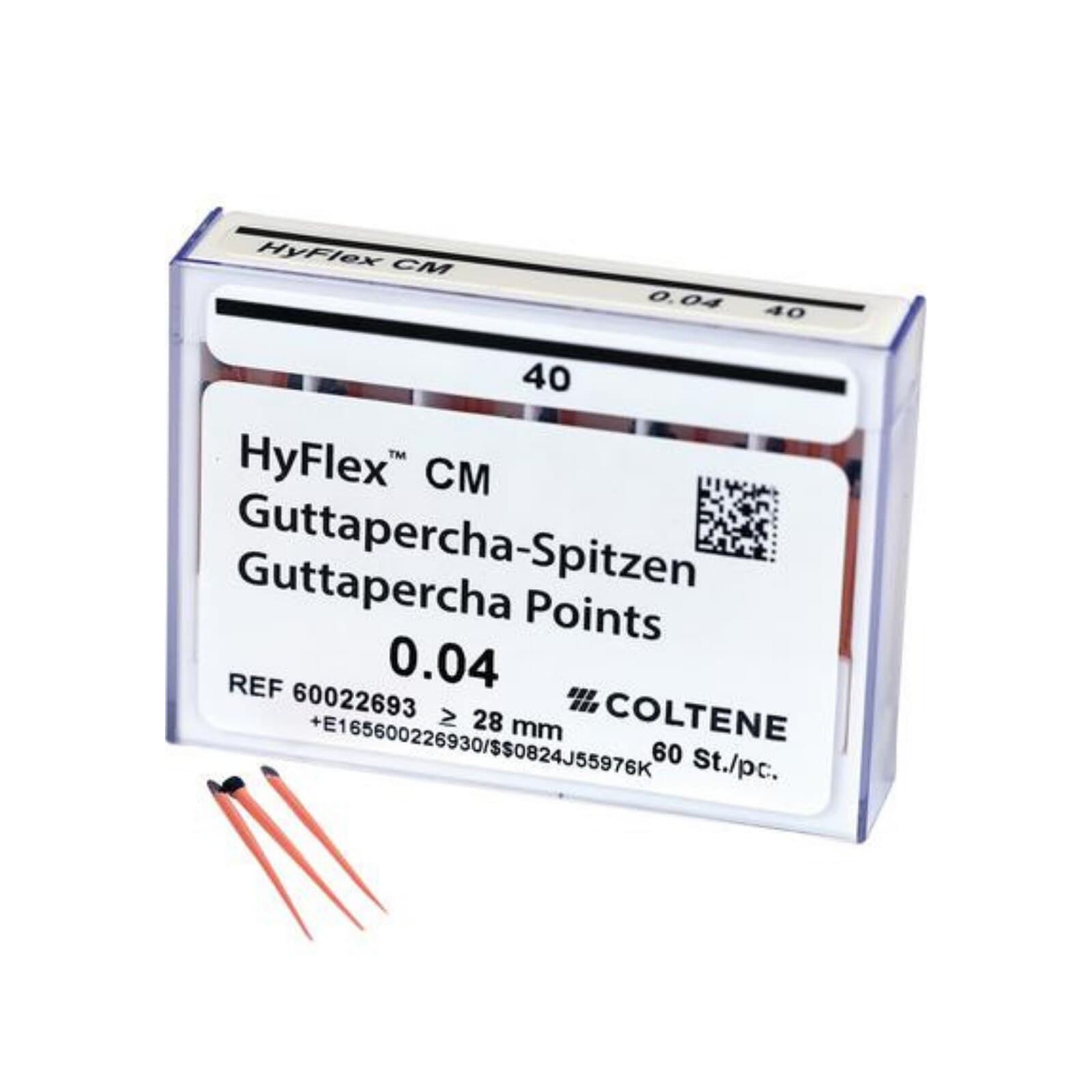 HyFlex CM Gutta-Percha Points, Taper .04, Size #40, Black, 60/Box, 60022693 thumbnail 2