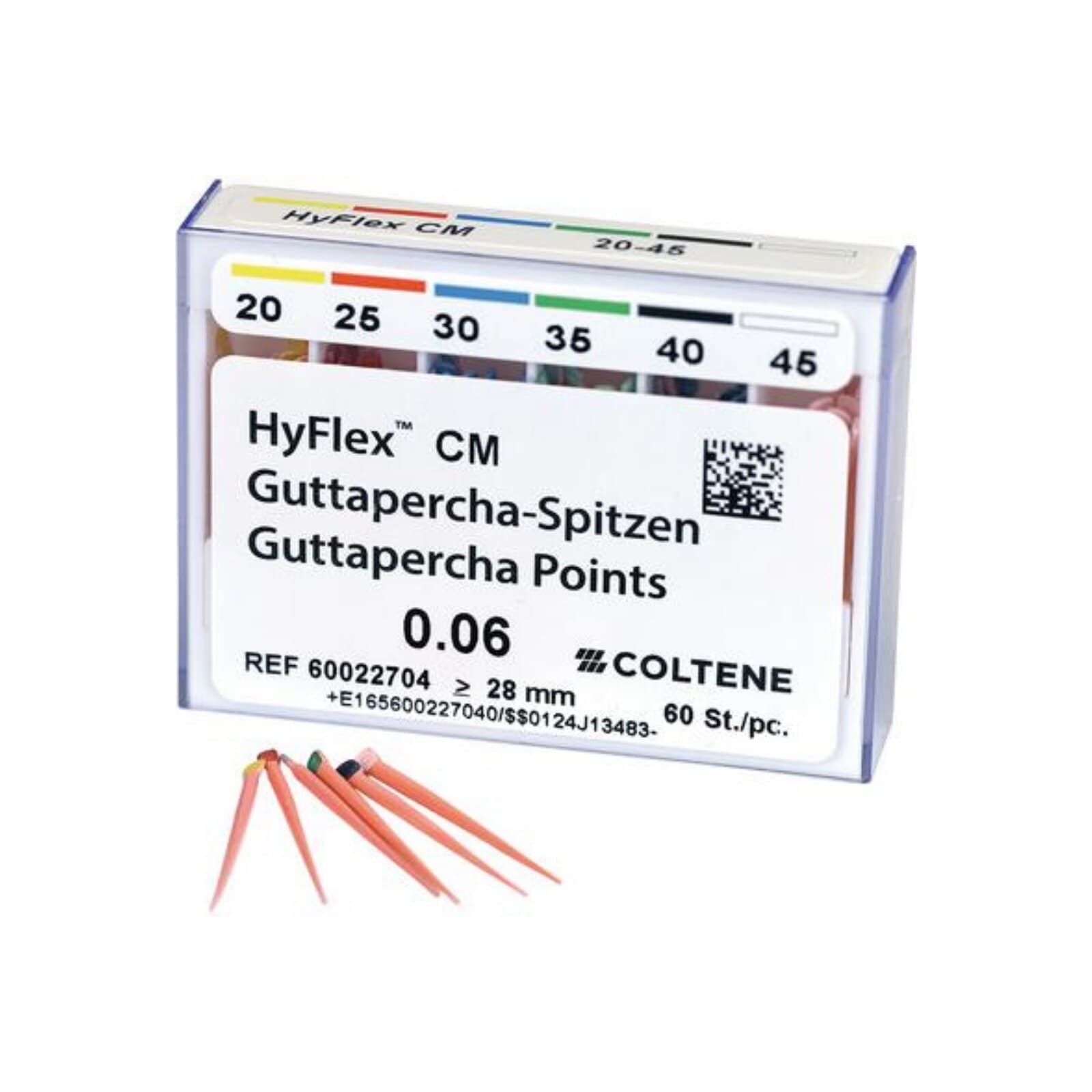 HyFlex CM Gutta-Percha Points, Assorted Sizes 20-45, .06 Taper, 60/Pkg, 60022704 thumbnail 2