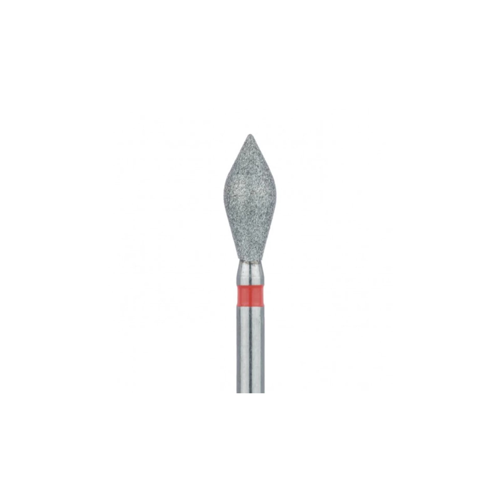 Meisinger 899F-031-FG Fine Diamond Bur, Modified Football/Barrel, Friction Grip, 3.1 mm Head Diameter, 7.0 mm Head Length, Red Ring, 5/Pk thumbnail 3