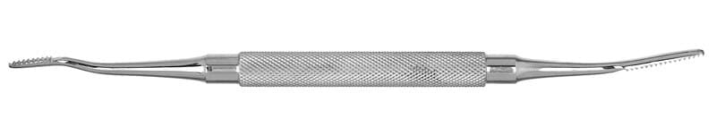 Miller Bone File #64, Double-Ended, Stainless Steel - Miller Bone File #64 - Image 1