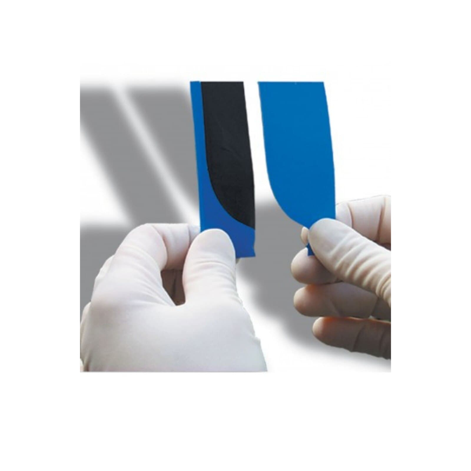 TrollFoil Double-Sided Pre-Mounted Articulating Paper, 8 Microns, Blue, 100/Pk, 72075 thumbnail 2