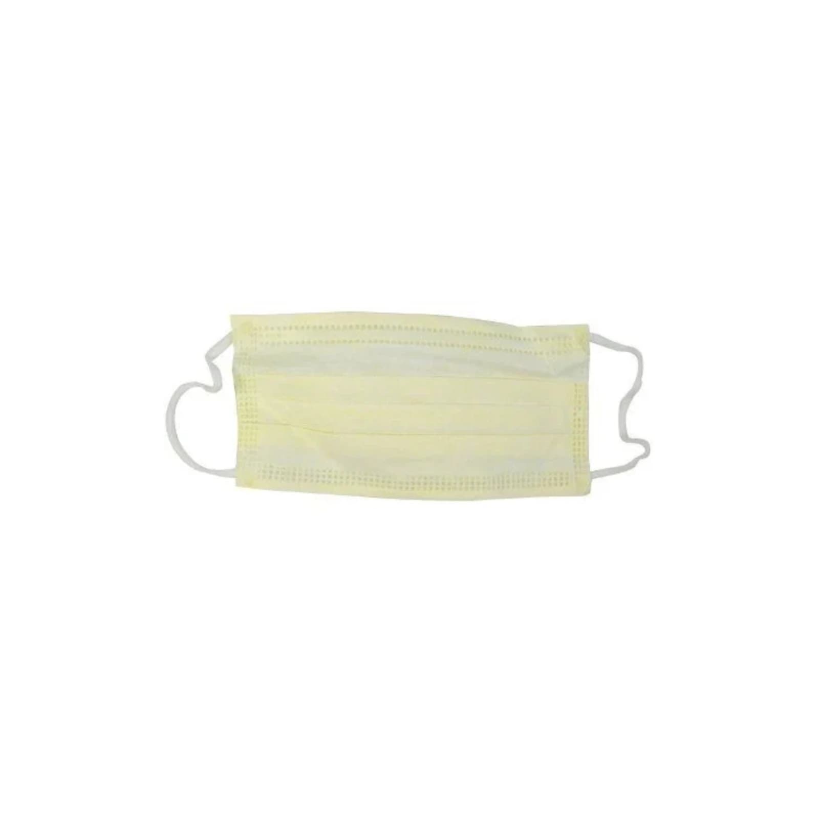 ValuMax Procedural Earloop Face Mask, Yellow, High Filtration 98% at 0.1 Micron, Fluid Resistant, Latex Free, 50/Box - Procedural Earloop Mask - YELLOW, High Filtration 98% at 0.1 micron, Fluid - Image 1