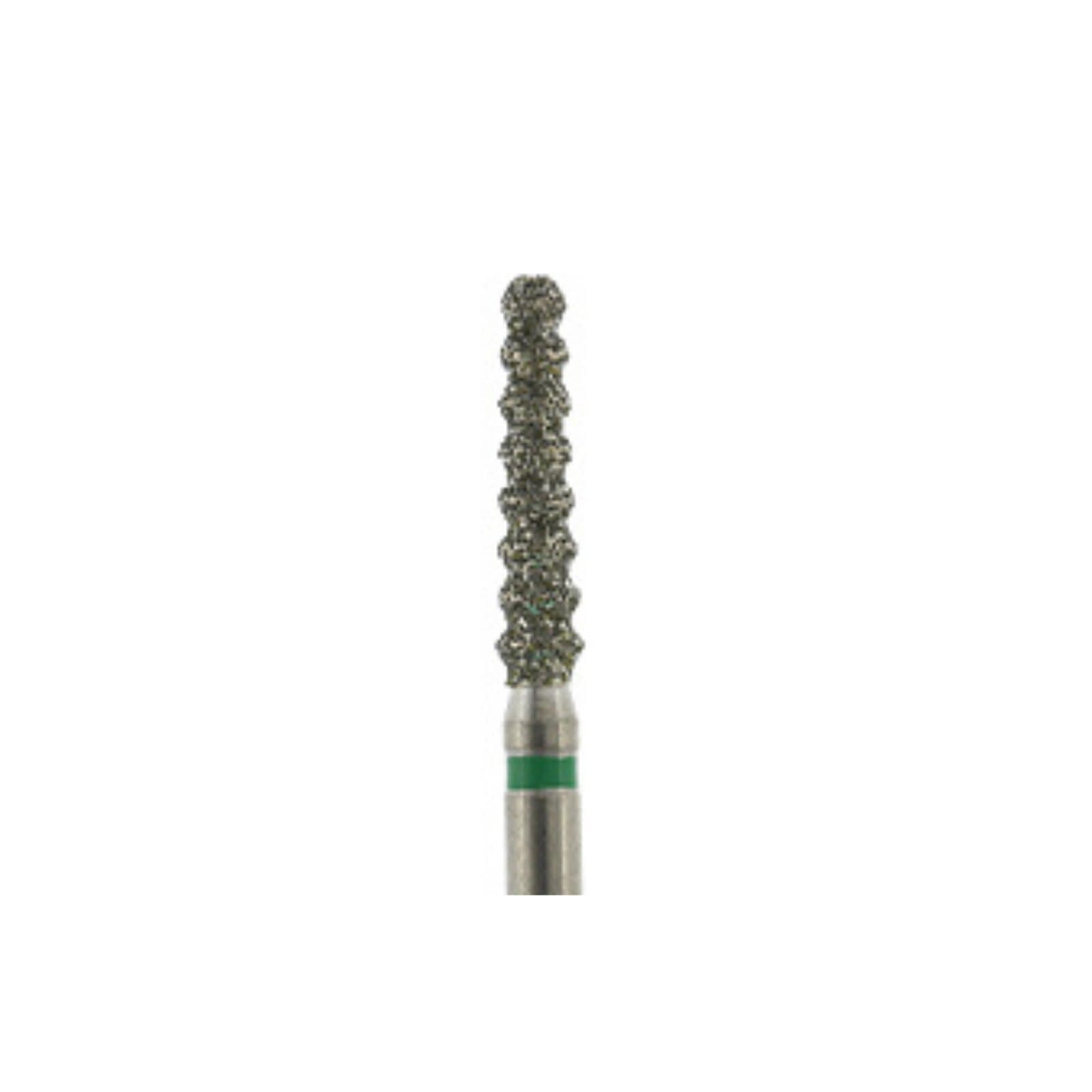Midwest Once Single-Use Diamond Bur, Coarse, Gross Reduction, FG, #6051-017, 1.7mm Diameter, 8.0mm Length, 25/Box, 16051017C - Midwest Once Gross Reduction 6051-017 Coarse 25/Box - Image 1