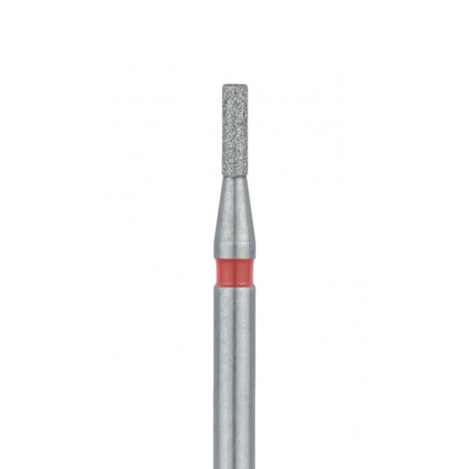 Meisinger 835F-010-FG Fine Diamond Bur, Cylinder, Flat End, Friction Grip, 1.0 mm Head Diameter, 3.5 mm Head Length, Red Ring, 5/Pk thumbnail 3