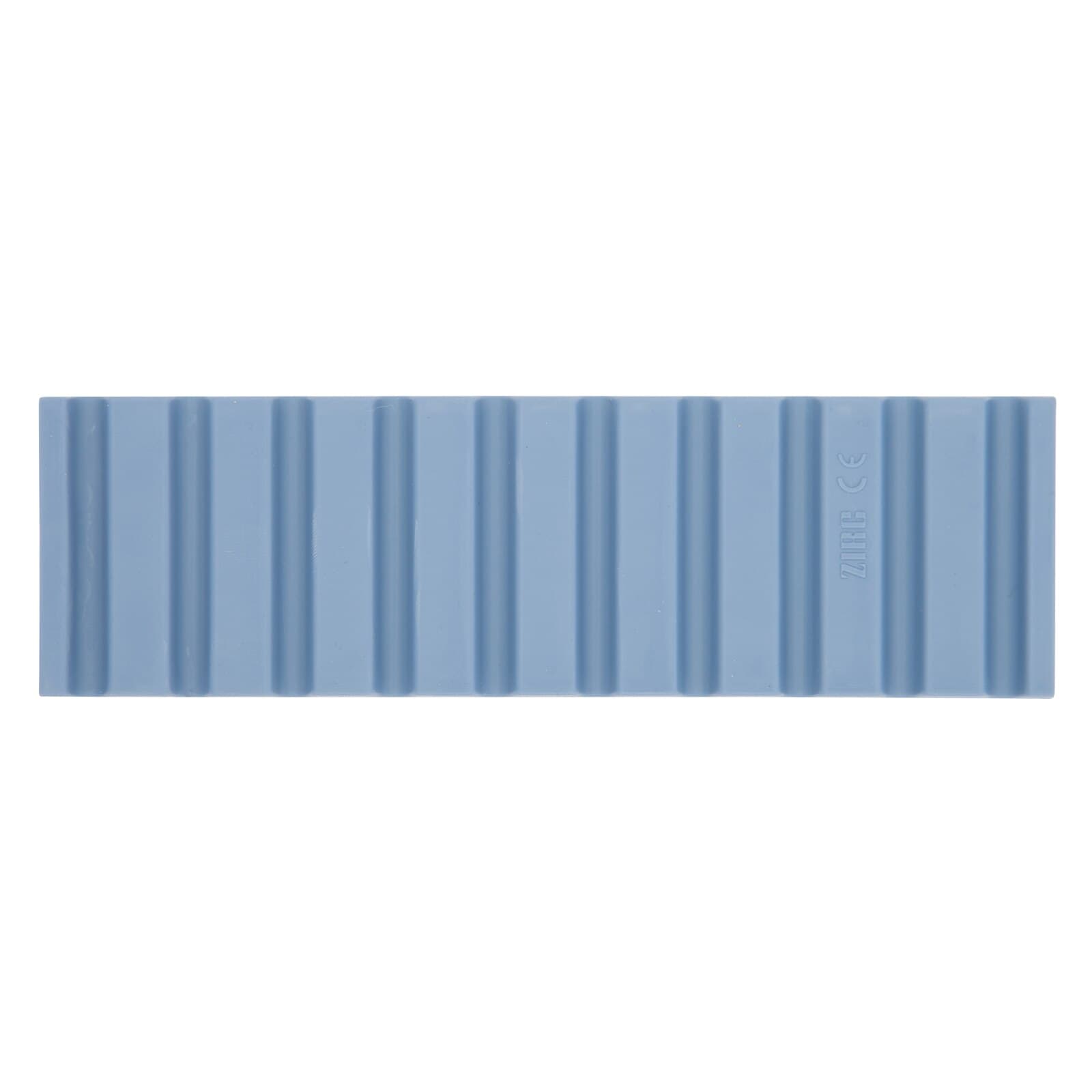 Zirc Dental Blue Instrument Mat, Reversible, 6-3/4" x 2" x 3/8", Holds 10 Hand or 4 Surgical Instruments, Autoclavable, 1/Pk, 20Z464B thumbnail 2