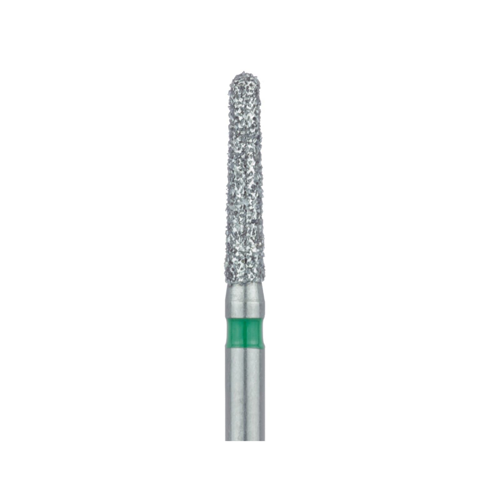 Meisinger FG #850G-016 Coarse Round End Taper Diamond Bur, 1.6mm Head, 8mm Working Length, Green Band, Multi-Use, 5/Pk thumbnail 3