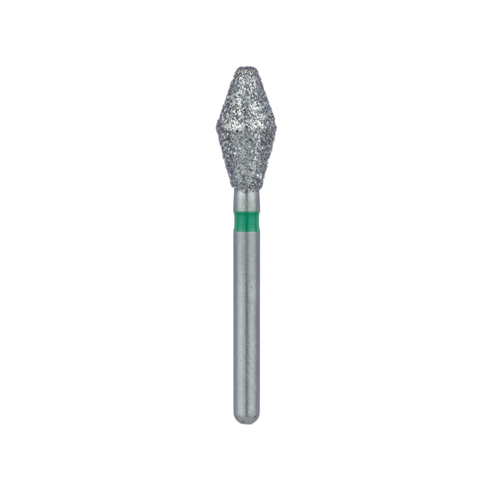 Meisinger Multi-Use Diamond Bur, Friction Grip, Double-Cone Barrel, 811LG, 3.7 mm, Coarse, Green, 2/Pk, 811LG-037-FG thumbnail 4