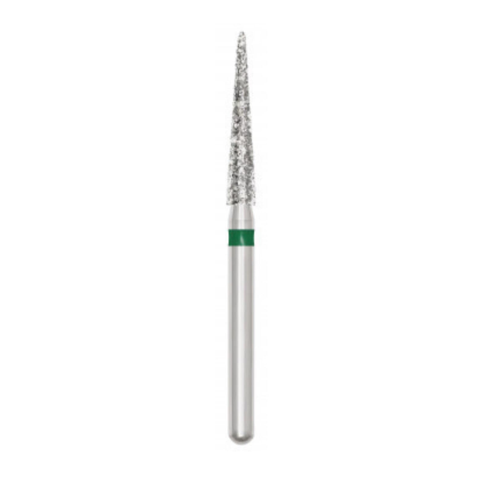 SS White Revelation Diamond Bur 859-018C, Coarse, Round End Cone, Friction Grip, 1.8 mm Diameter, 5/Pk thumbnail 2
