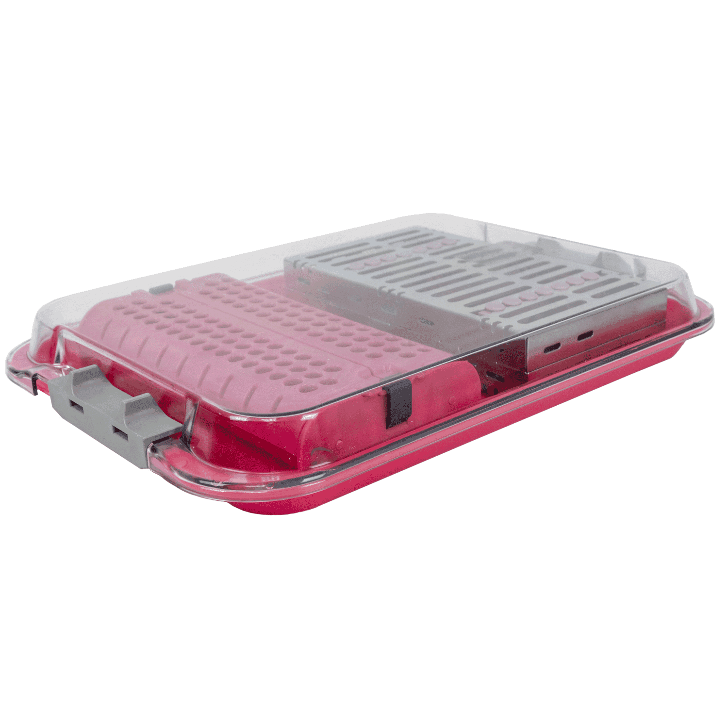 Zirc Safe-Lok Tall Tray Cover for B-Size Trays, Clear, 13-7/8" x 9-7/8" x 1-3/16", 20Z446 thumbnail 7