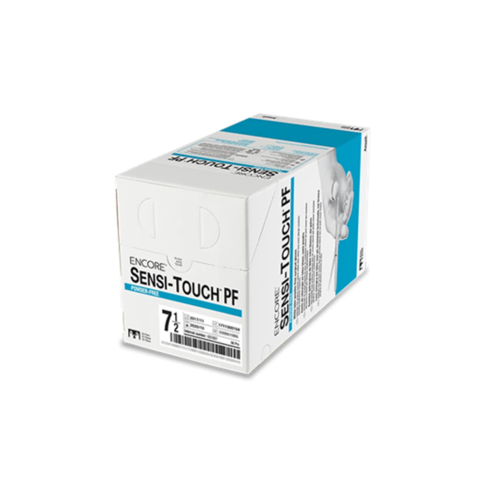 Encore Sensi-Touch PF Latex Surgical Gloves, Sterile, Powder-Free, Fitted Size 5.5, Natural, 50 Pairs/Box - Encore® Sensi-Touch® PF Latex Surgical Gloves Sterile Fitted Size 5.5 Natural Box of 50 Pairs - Image 1