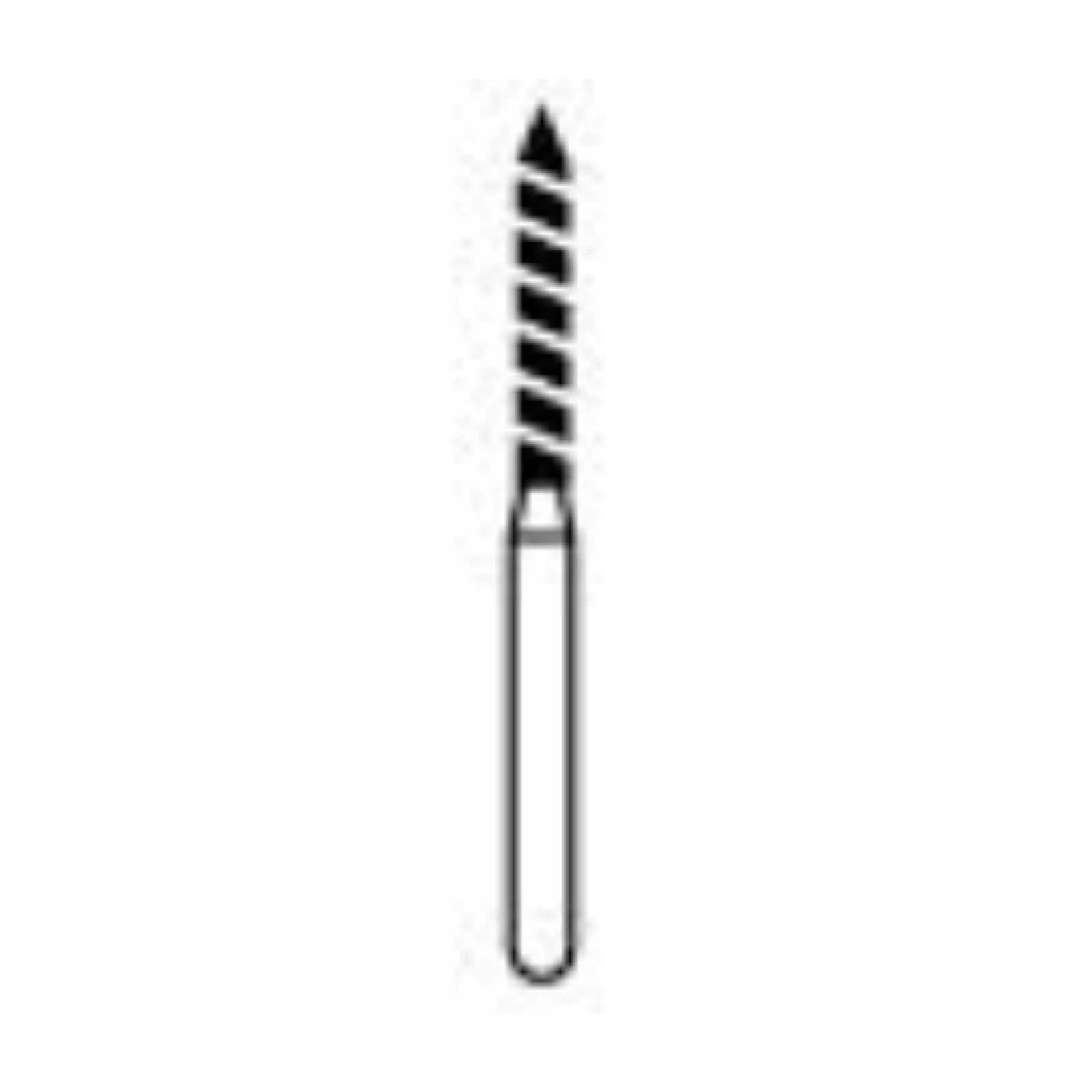 NTI Turbo Diamond Bur, Super Coarse, Beveled Cylinder, Friction Grip, #SC886-T-012, 1.2 mm Diameter, 10.0 mm Length, 5/Pk thumbnail 2