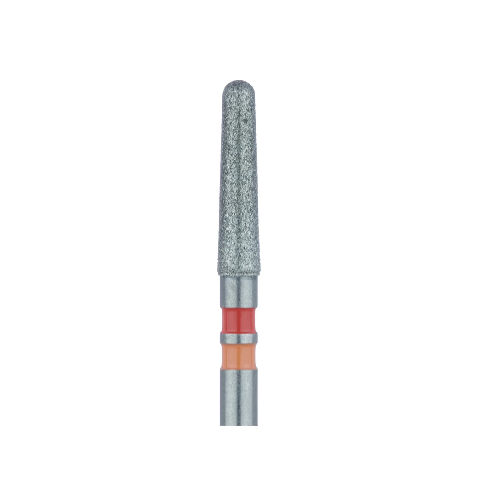 Meisinger Zirconia Diamond Bur, Friction Grip, Tapered Round-End Cylinder, Fine (Red), 1.8 mm, 5/Pk, Z850F-018-FG thumbnail 4
