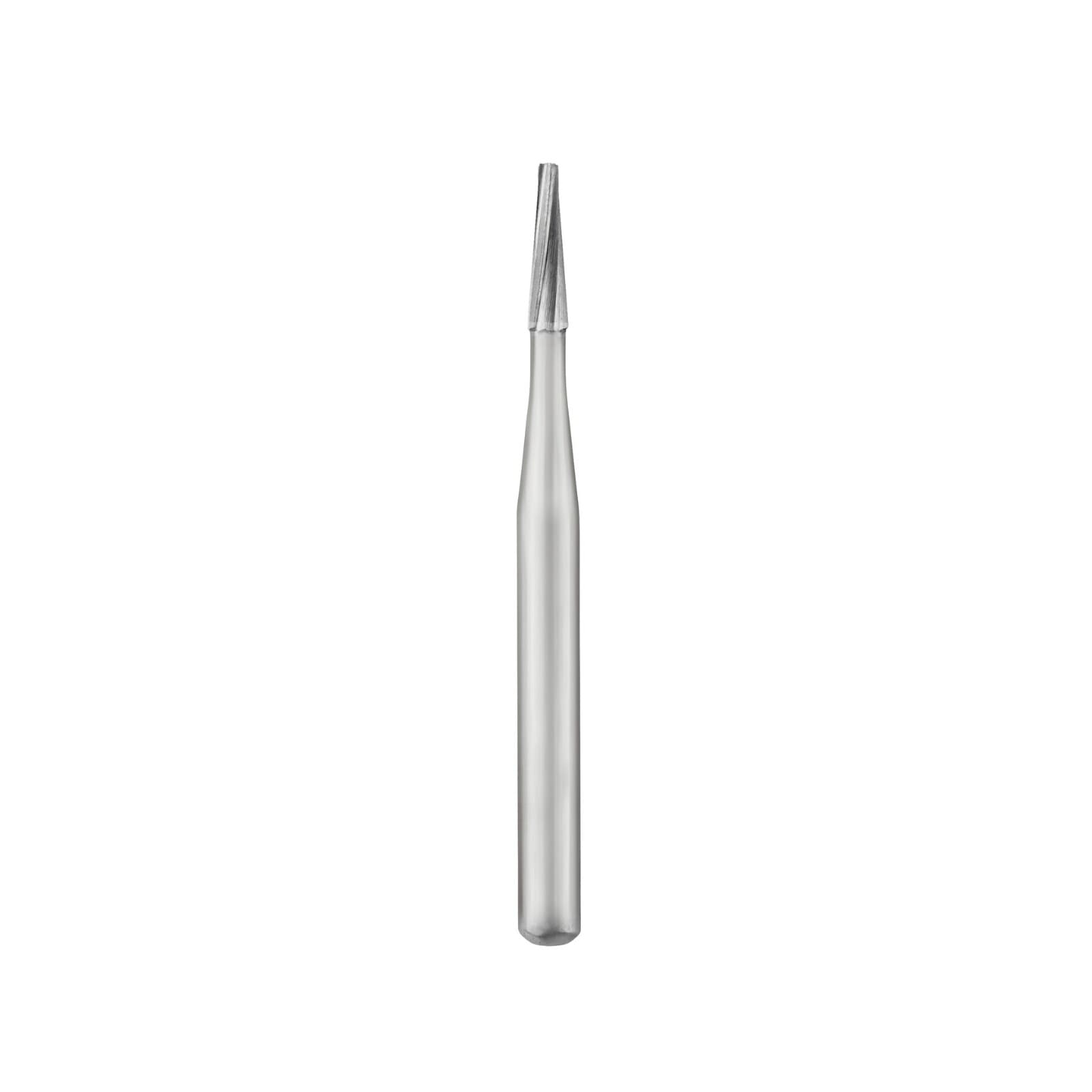 SS White 170 Carbide Bur, Sterile, Friction Grip, Tapered Fissure Flat End Plain, 25/Roll thumbnail 2