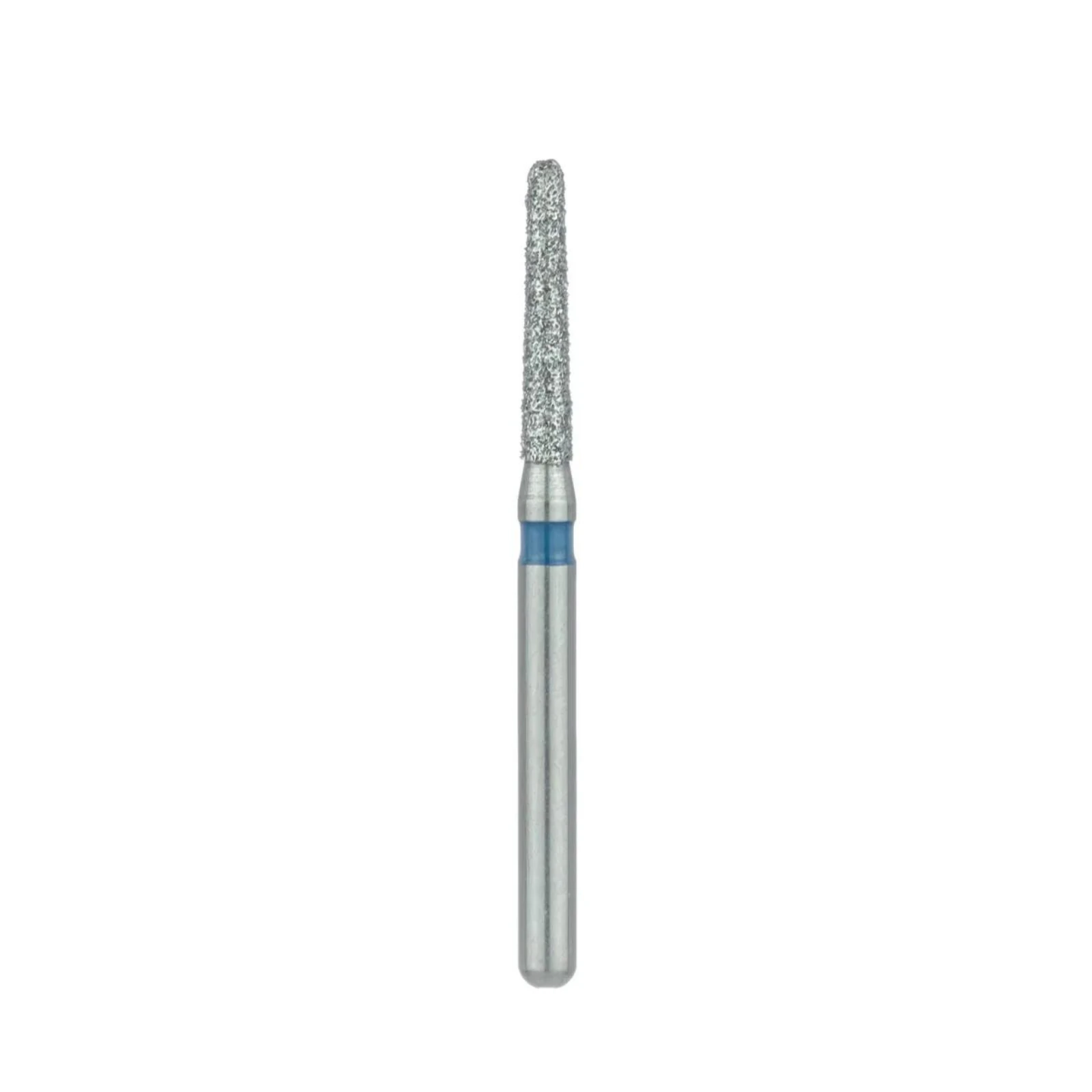 Meisinger 850-014-FG Multi-Use Diamond Bur, Round End Taper, Medium Grit, Blue Ring, 1.4 mm Head, 8 mm Working Length, Friction Grip, 5/Pk thumbnail 3