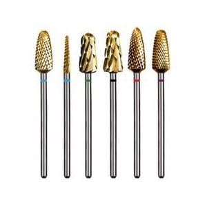 Dedeco Goldies Carbide Bur, HP, Regular Cross Cut, No. B-3/8, 3/32" Shank, 1/Pk, 8082 thumbnail 2