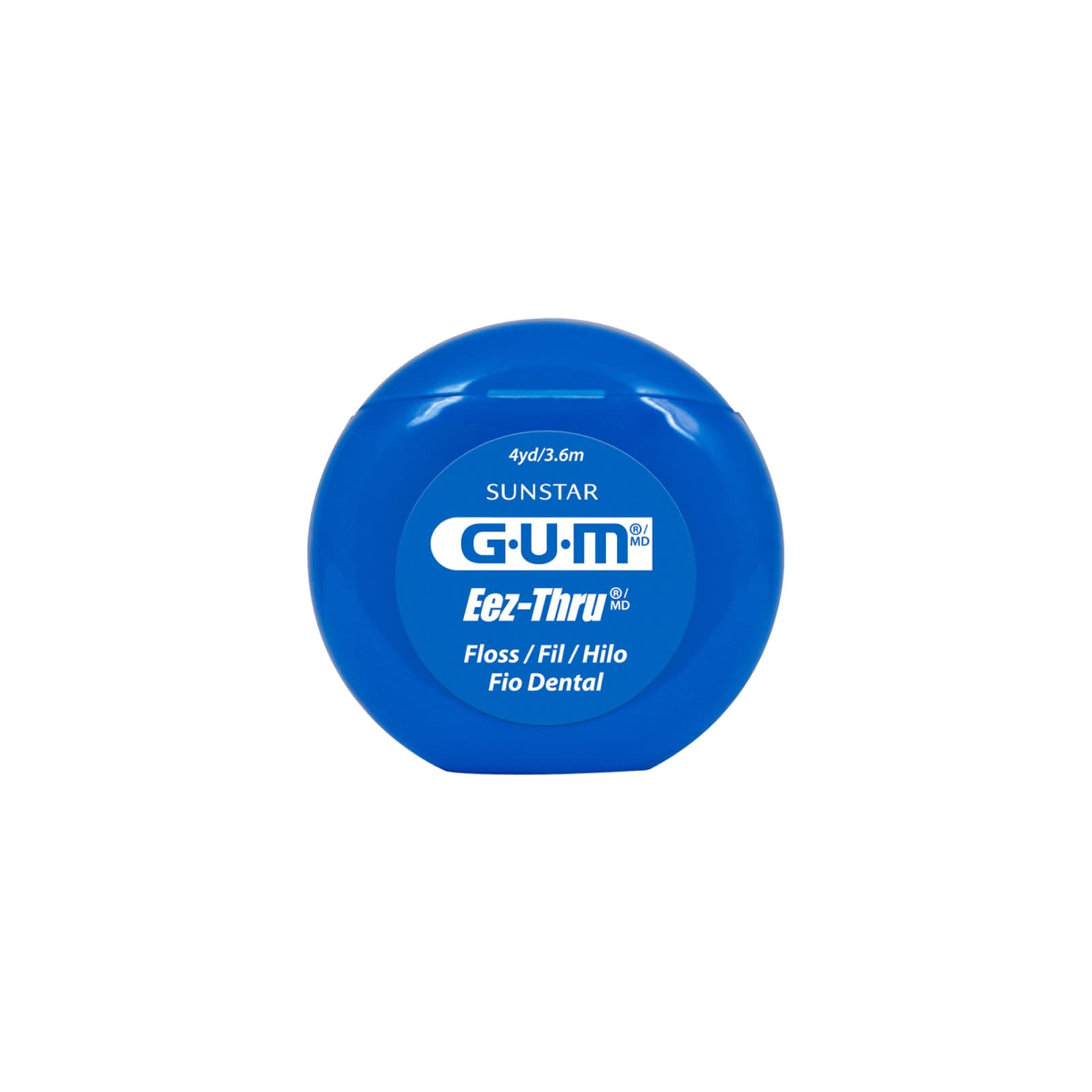 GUM Eez-Thru Comfort Slide Floss, Mint, 4 yds, 144/Bx, 2014A - GUM Eez-Thru Floss - Image 1