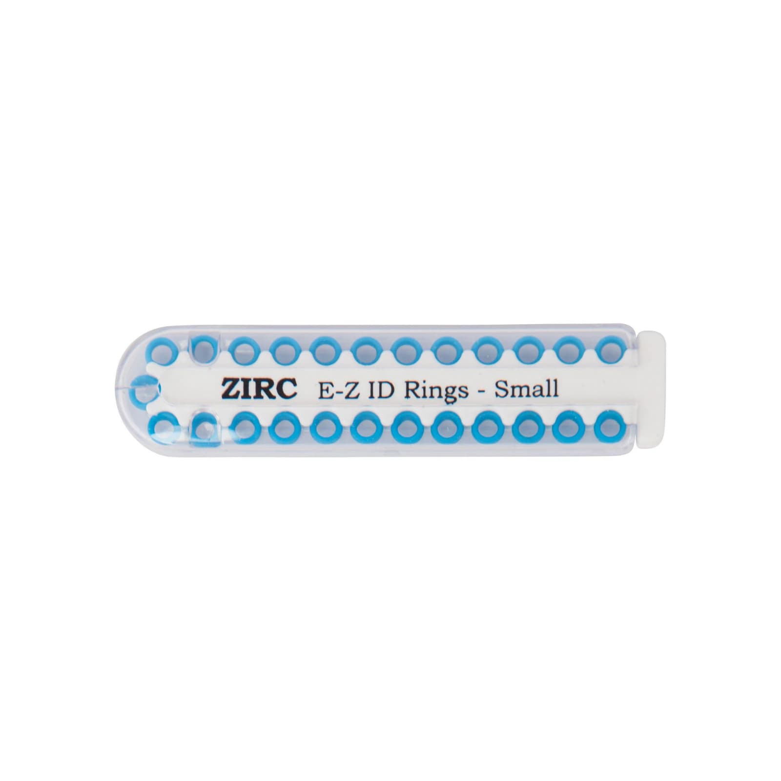 Zirc E-Z ID Instrument Rings, Large, Blue, 1/4", 25/Pk, 70Z200B thumbnail 2