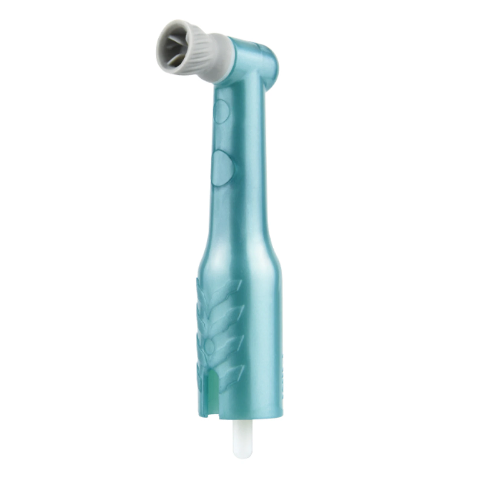 Pac-Dent Mini 90 Sterile Disposable Prophy Angle, 90° Angle, Gray Soft Cup, Turquoise, 500/Box, S163-90-500 thumbnail 3