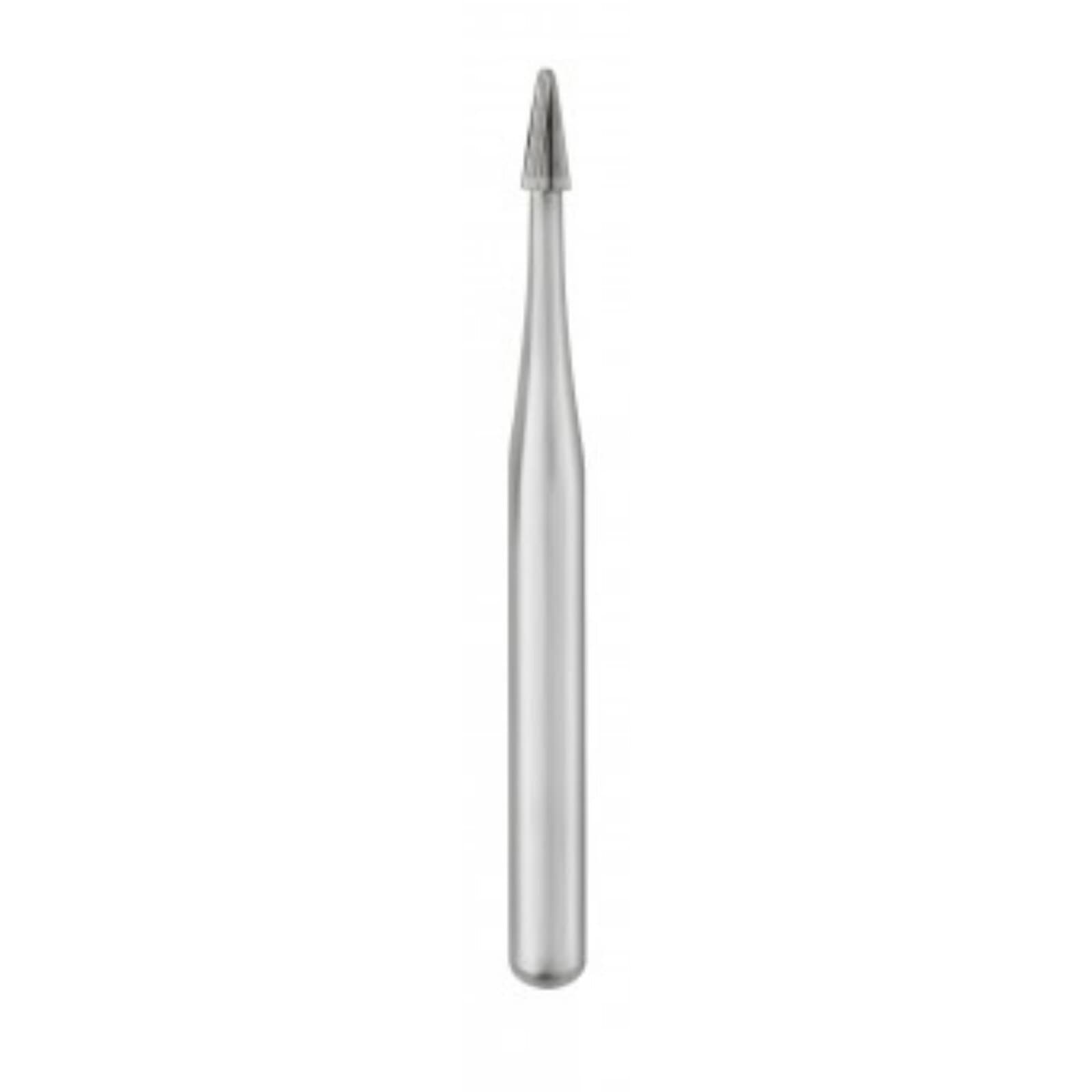 SS White Fissurotomy Carbide Bur, FG, Original, Tapered Fissure, 1.1 mm Head Diameter, 2.5 mm Head Length, 10/Pk, #18010 thumbnail 7