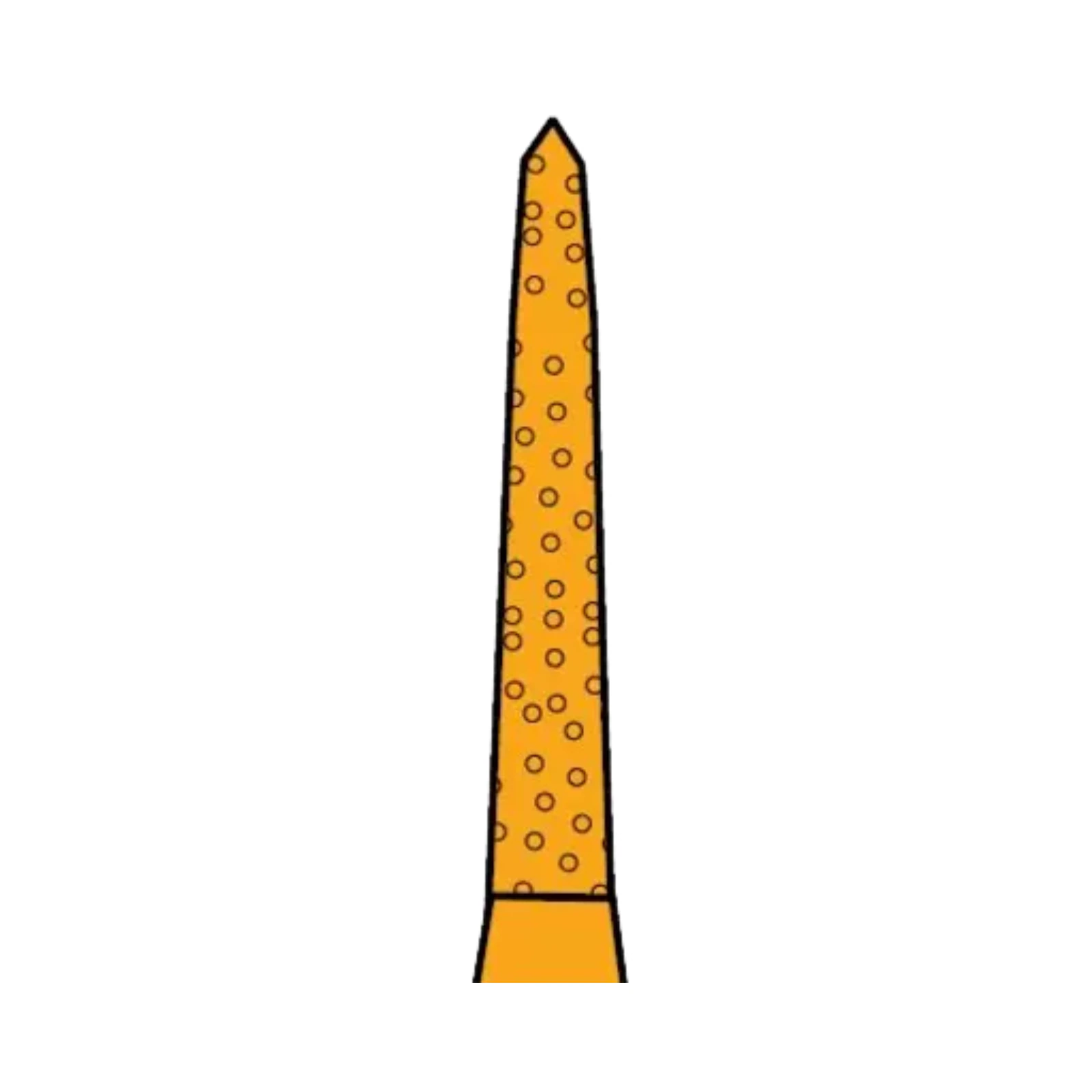 Two Striper Gold-Plated Curettage (GCP) Diamond Bur, FG, Cone Beveled End, 253.SB, Medium, Blue, 5/Pk, 2015611 thumbnail 3