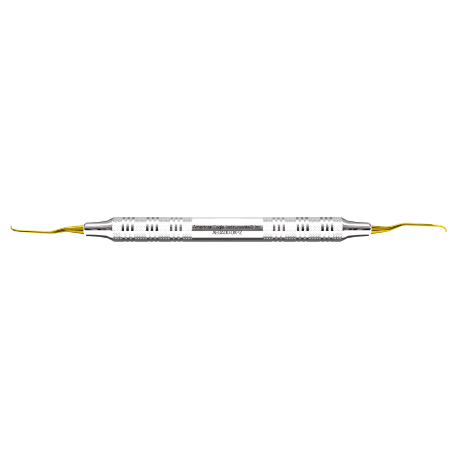 American Eagle Gracey +3 Access 00-0 XP Curette, 3/8" Purple Handle, Single Instrument - American Eagle Gracey +3 Access 00-0 XP with 3/8" Purple Handle, Single Instrument - Image 1