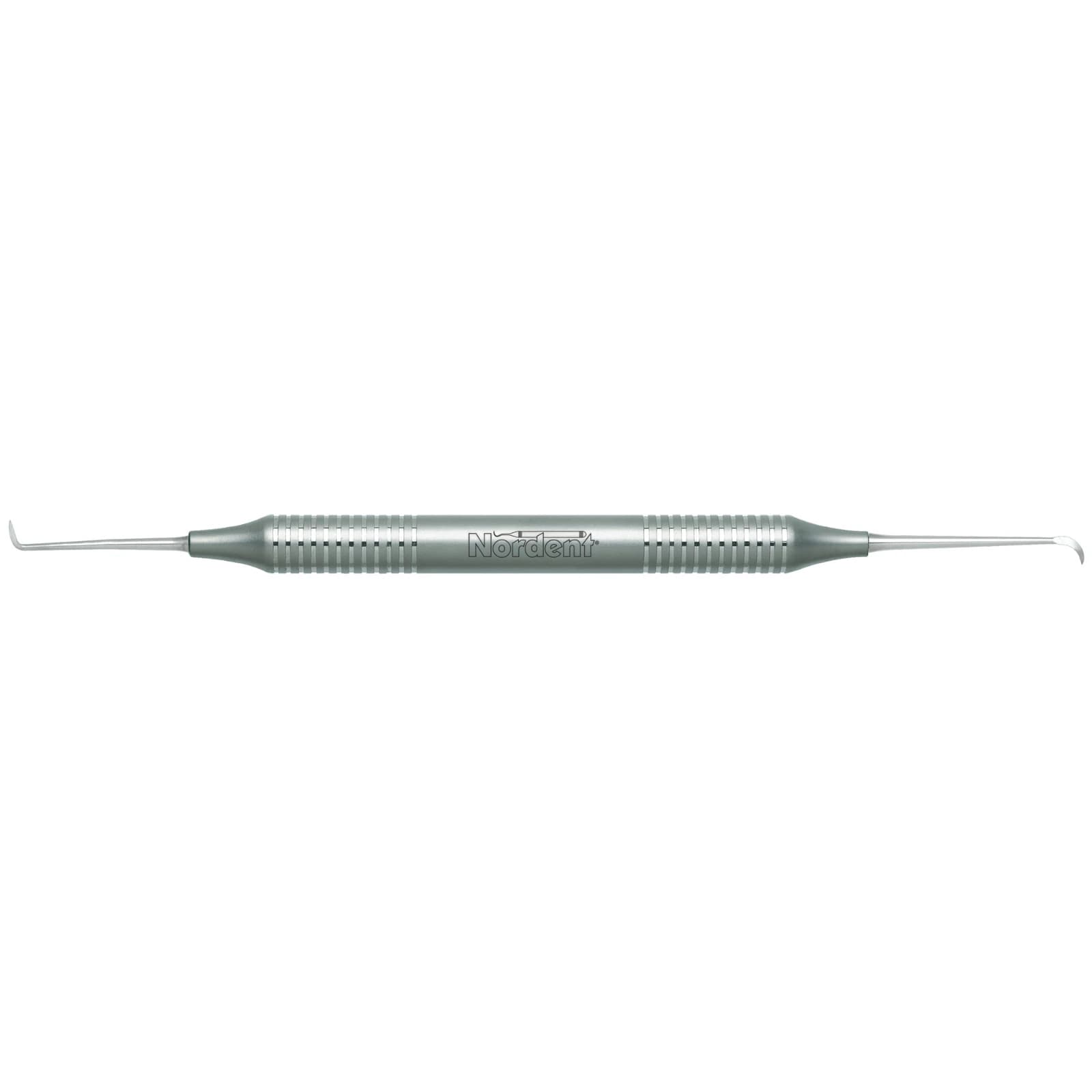 Nordent Classic Scaler DE Anterior Jaquette/Sickle Goldman Fox #21, DuraLite® Round Handle, 1 Each - Classic Scaler DE Anterior Jaquette/Sickle Goldman Fox #21 DuraLite® Round Handle - Image 1