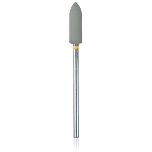 NTI Silicone Polisher, Gray, Flame Shape, HP (Handpiece) Shank, Super High Shine for Porcelain, 10/Pkg, P0371 thumbnail 4