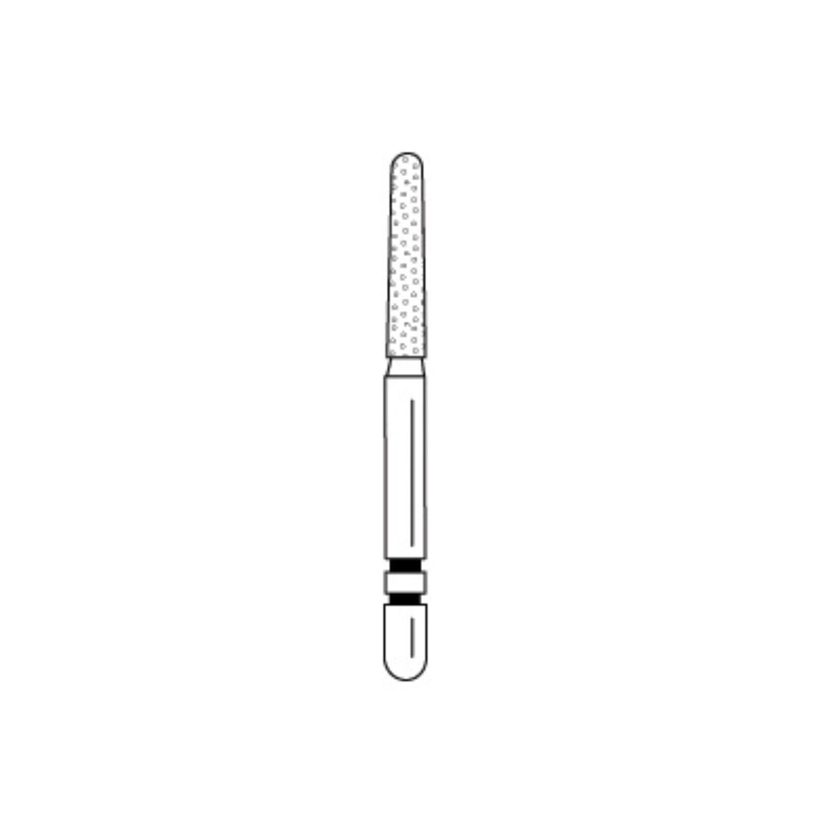 Two Striper Diamond Bur, FG, Round-End Taper, 782.8, Coarse, Green, 5/Pk, 2015424 thumbnail 7
