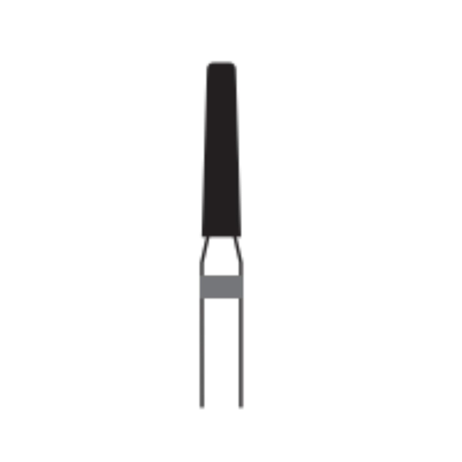 Midwest Once Single Use Diamond Bur – FG, Super Coarse, Taper Modified Flat End, #847KR-018, 1.8 mm Diameter, 8.0 mm Length, 25/Pkg thumbnail 8