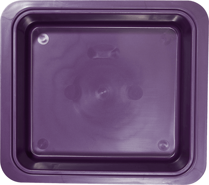 Zirc Procedure Tub Only, Neon Purple, 12-1/4" x 10-7/8" x 2-3/4", 1/Pk, 20Z463R thumbnail 2