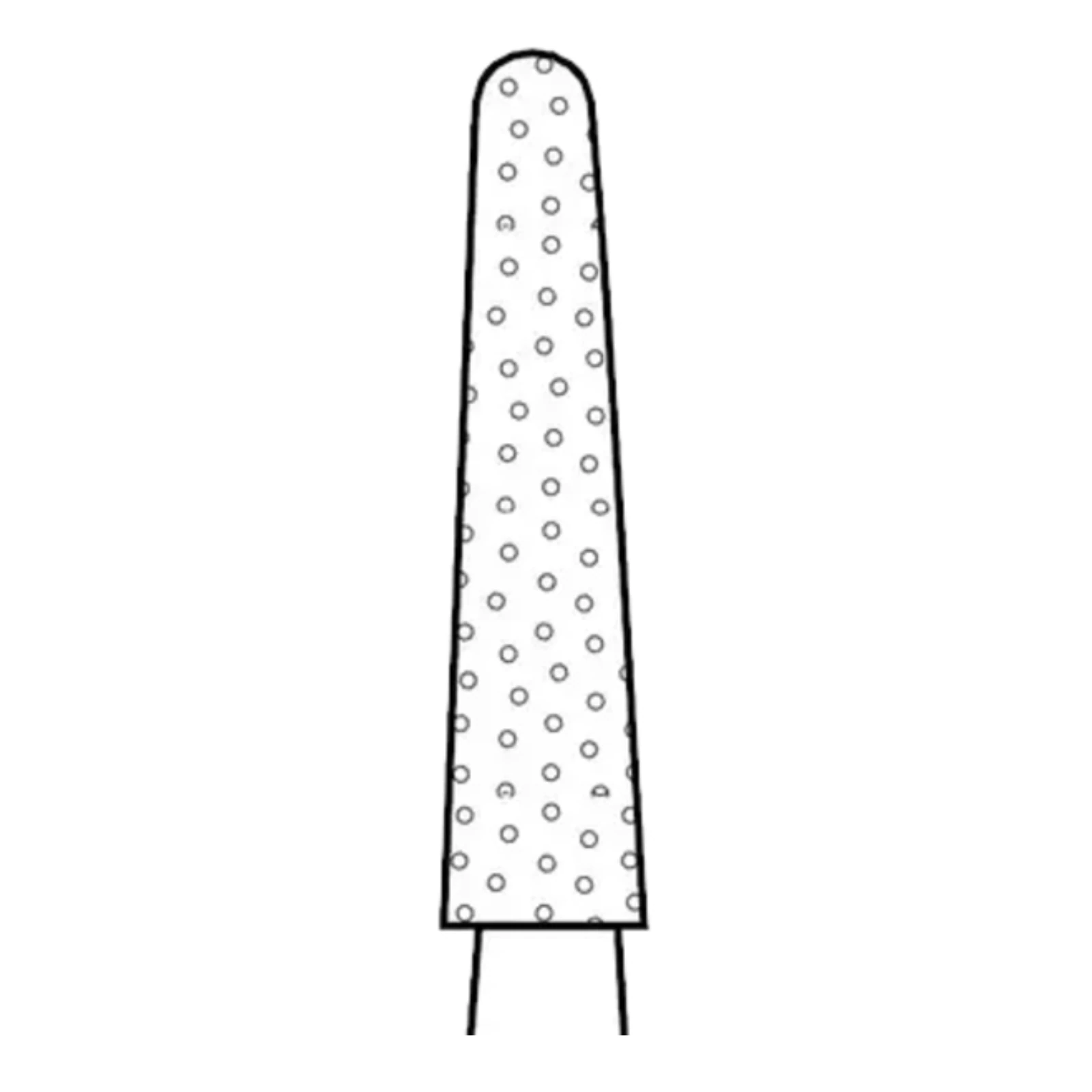 Premier Two Striper Diamond Bur, FG, Round-End Taper, #780.8, Coarse, Green Ring, 5/Pk, 2015464 thumbnail 7