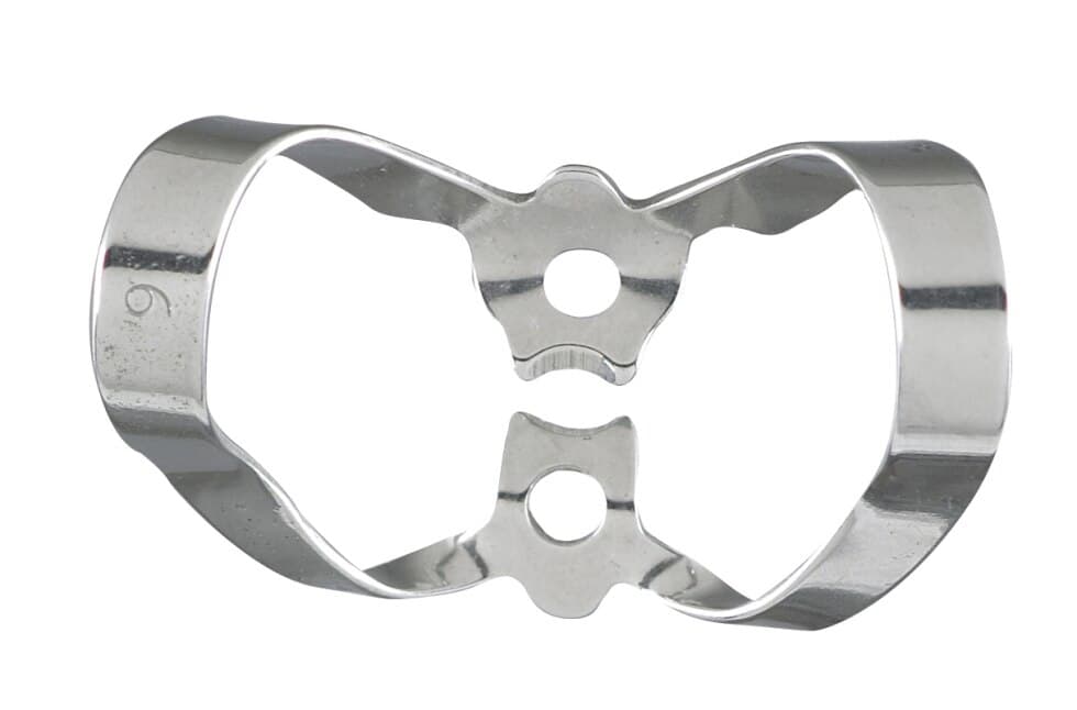 Miltex Rubber Dam Clamp #9, Wingless, Anterior, Stainless Steel, 1/Pk thumbnail 3