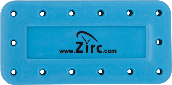 Zirc 14-Hole Magnetic Bur Block, Neon Blue, 50Z403N thumbnail 3